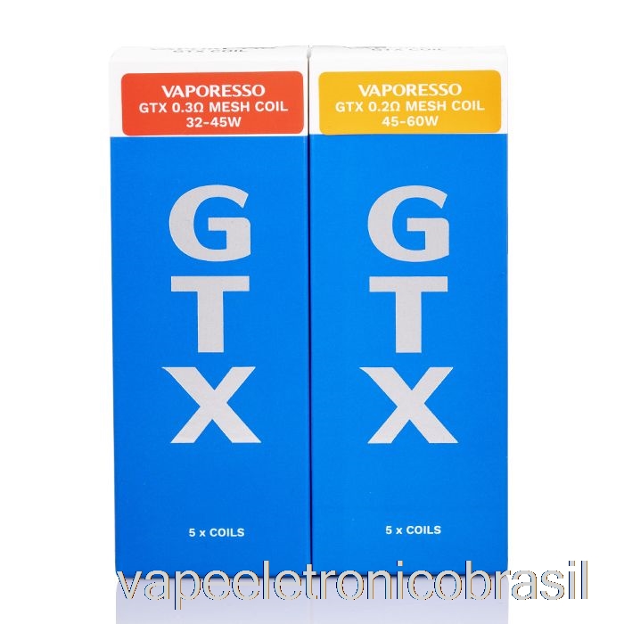 Vape Recarregável Vaporesso Gtx Bobinas De Substituição 1.2ohm Gtx Bobinas Regulares